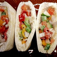 A picture of Pita Pocket Sandwiches.