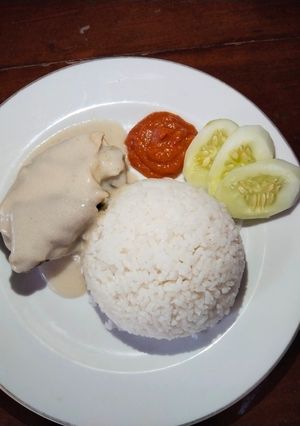 Foto resep Ayam pop #CookPadapron2026 #FavoritKeluargaku