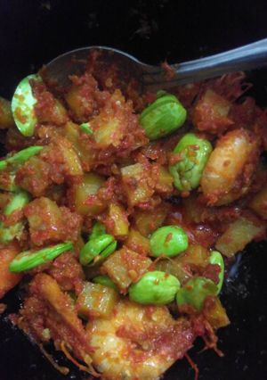 Foto resep Balado pete+udang