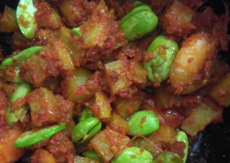 Langkah Mudah untuk Membuat Balado pete+udang Anti Gagal