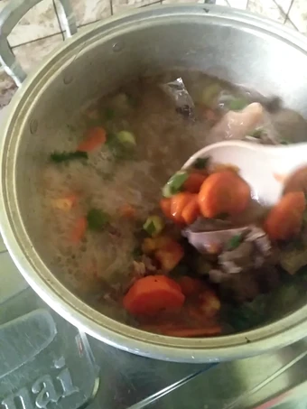 Langkah Gampang Membikin Resep Sup tulang sapi yang Lezat Anti Ribet, Sempurna