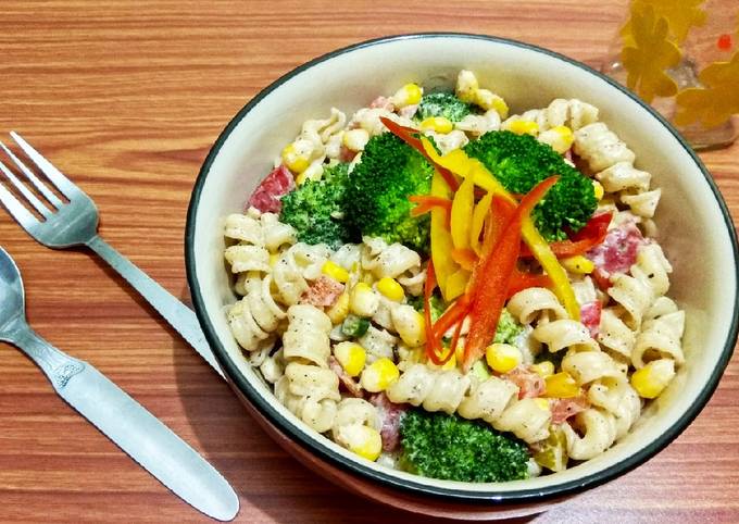 Easiest Way to Make Homemade Pasta corn salad