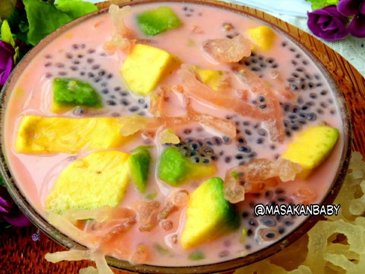 Cara Gampang Membikin Resep Es Alpukat Rumput Laut yang Uenak Anti Ribet, Mantap Sekali