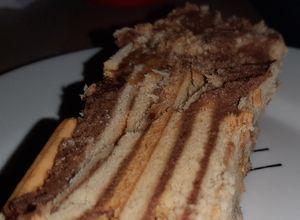 Foto principal de Tarta galletas y chocolate BLW sin horno