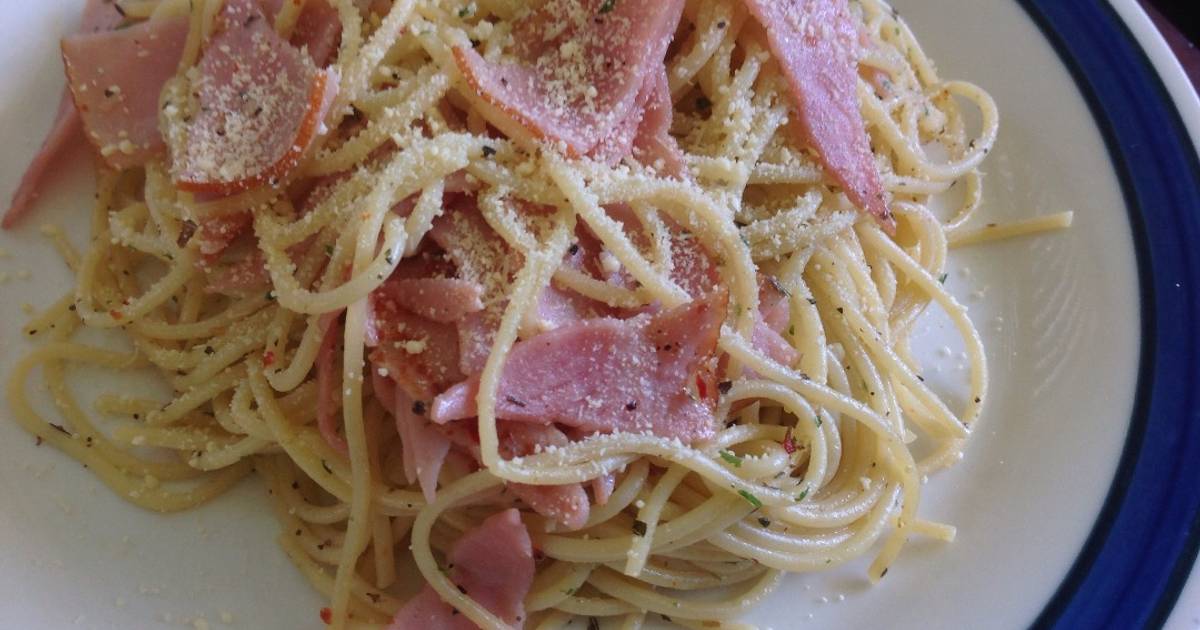  Resep  Spaghetti  Aglio  e Olio  with Smoked Beef  oleh 