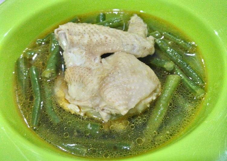 Sayur Asem Ayam & Kacang Panjang