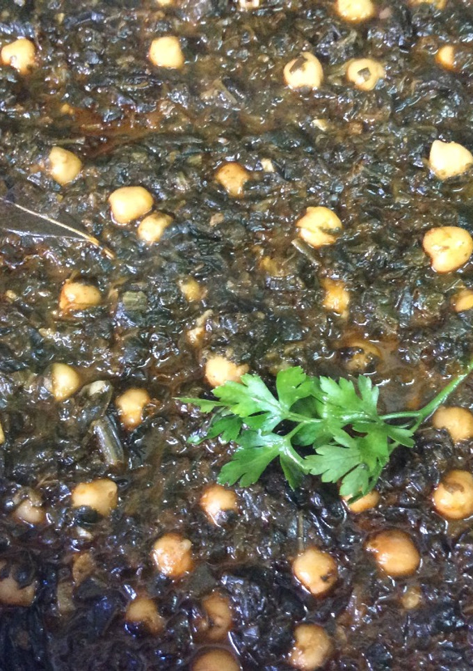 Una foto de Espinacas con garbanzos de Cuaresma🍃