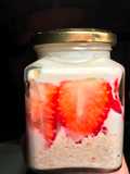 Overnight oats de frutilla