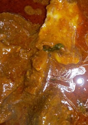 A picture of Ogbono soup.