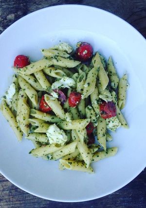 Une photo de ~Salade de pâtes au pesto~
