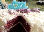 Gambar cake red velvet kukus
