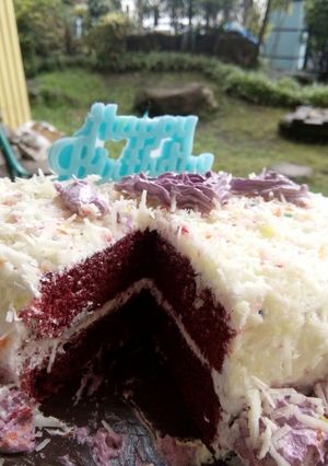 Foto resep Red velvet steam cake