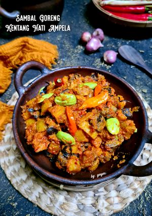 Foto resep Sambal goreng kentang pete