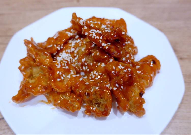 Fire chiken skin (ala richeese)