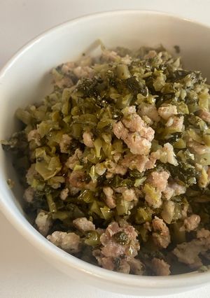 酸菜肉末 的食譜成品照片