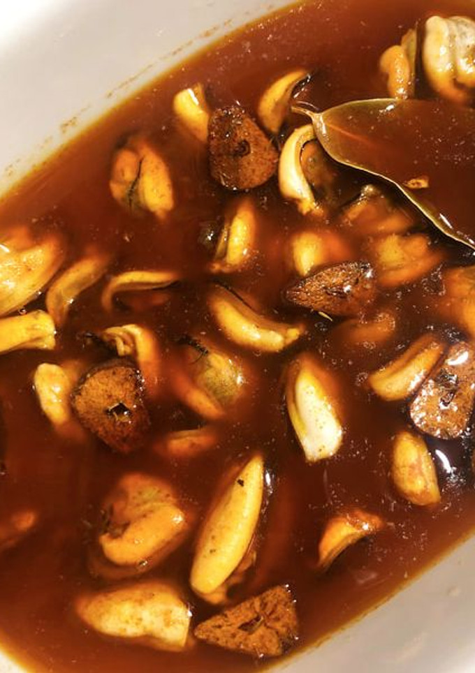 Una foto de Mejillones en escabeche
