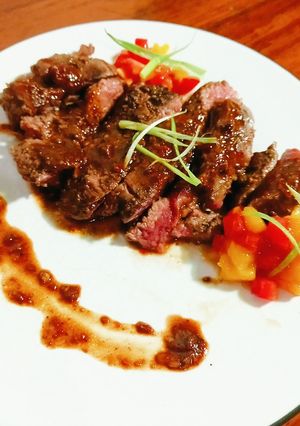 Foto resep Steak Kambing with Coffee Sauce