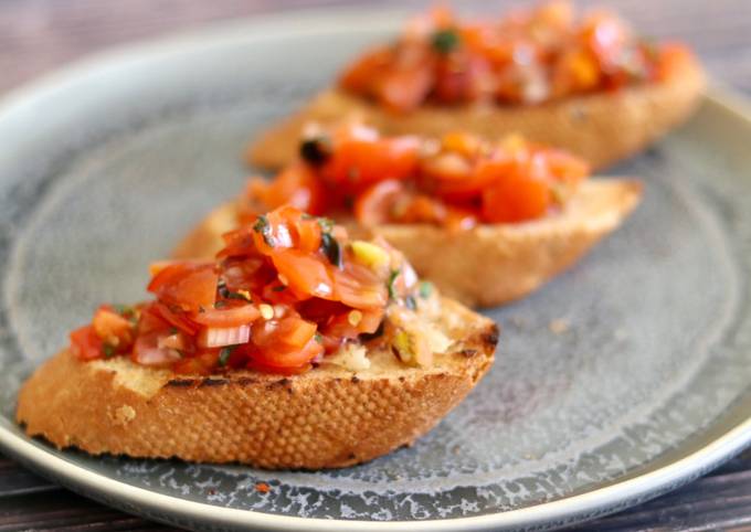 Easiest Way to Make Jamie Oliver Thai style bruschetta 🍅 🇮🇹