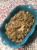 Kasza gryczana groźbami, stir-fry Buckwheat (Polish Food)
