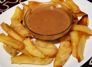 Una foto de Papas bravas