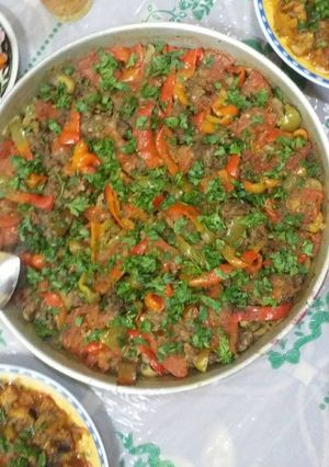 صورة لوصفة صينية لحمه وفطر