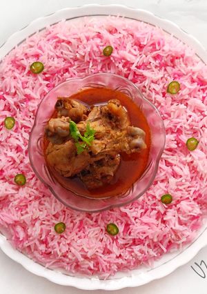 A picture of Beetroot Rice.