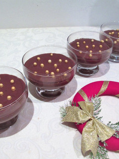 Una foto de Cuajada con chocolatefácil