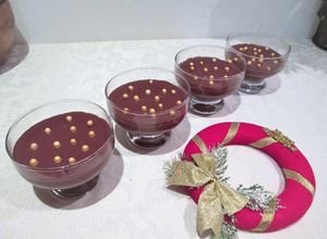 Una foto de Cuajada con chocolatefácil
