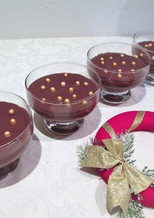 Una foto de Cuajada con chocolatefácil