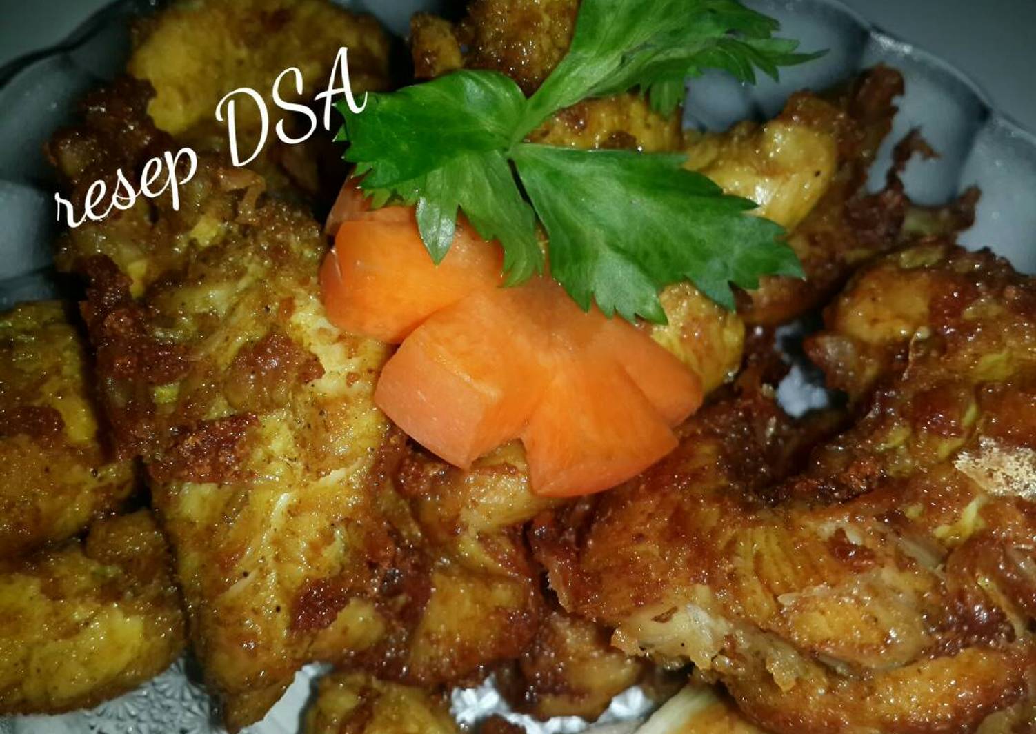 Resep Dada Ayam Goreng Lengkuas oleh Dewi Sarwendah A  Cookpad