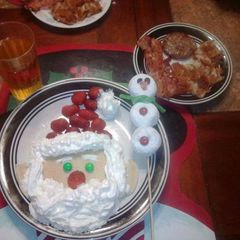 A picture of Santa's Breakfast.