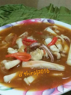 Foto resep Cumi saos padang