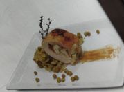 Una foto de pollo arrollado