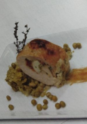 Una foto de Pollo arrollado