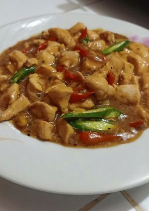 Foto resep Ayam Lada Hitam
