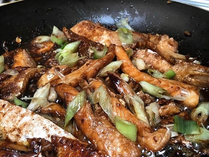 Easy Way Prepare Recipe Ynielle’s Salmon Belly Strip Soy Steak that is Awesome, So Delicious}