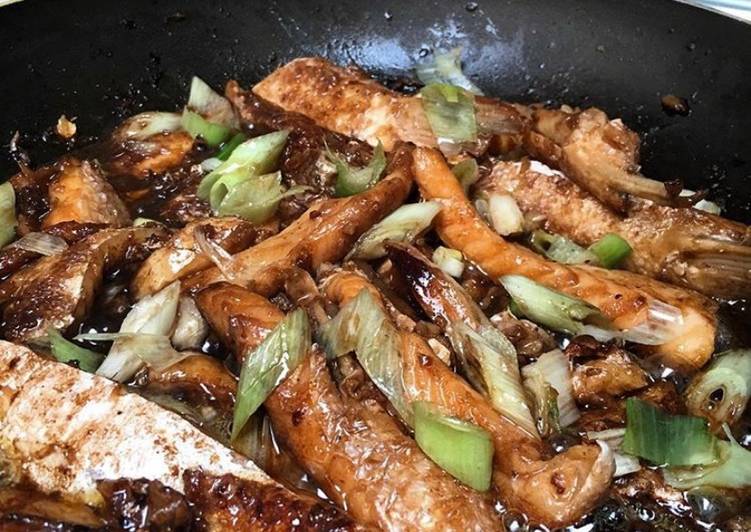 Simple Way to Make Speedy Ynielle’s Salmon Belly Strip Soy Steak