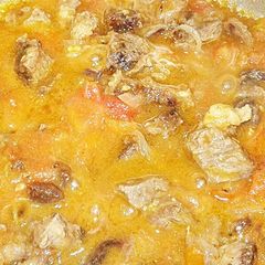 A picture of Turmeric wet fry beef.