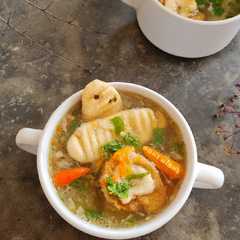 A picture of Baso aci sederhana (sesuai persediaan bahan dirumah).