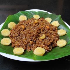 A picture of Sweetened Poha.