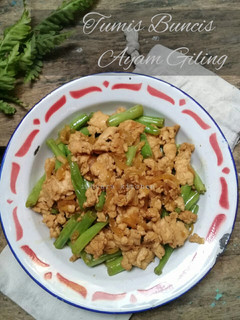 Foto resep Tumis buncis ayam giling