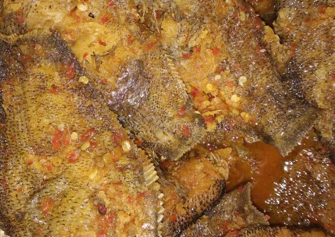 Sambal Ikan Sepat Pedas Manis Asem Dowerr