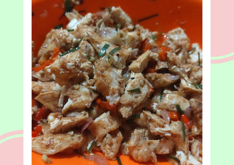 Resep Ayam Suwir Sambal Matah (Resep Diet), Enak Banget