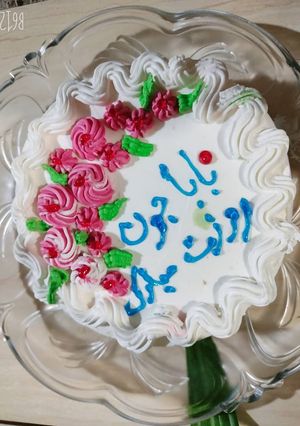 عکسی از دستور ایده ی دیزاین کیک