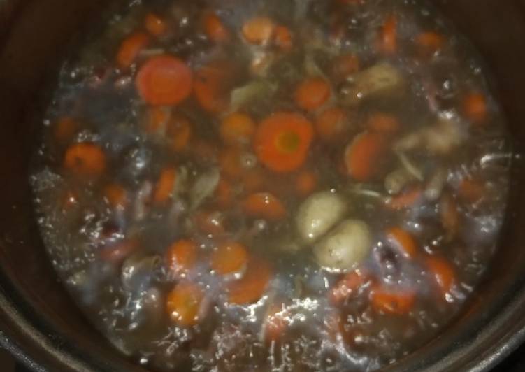 Resep Sup Kacang Merah Mix Ati Ampela Usus Yampung 💟, Lezat Sekali