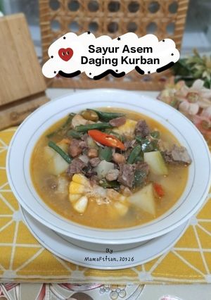 Foto resep Sayur Asem Daging Kurban