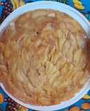 Tarta de manzana invertida