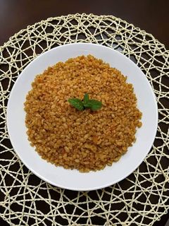 صورة لوصفة برغل مع بندورة