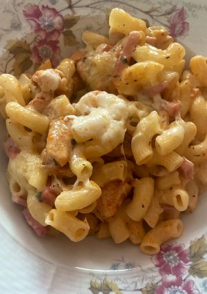 Csirkés rakott tészta recept fotója