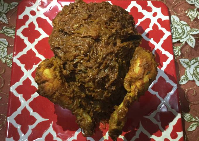 Eid special stuffed chicken(malabar kozhi nirachathu)